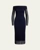 Ralph Lauren Collection Audria Jersey Cocktail Dress - 1