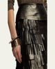 Ralph Lauren Collection Belinda Metallic Lambskin Skirt - 5