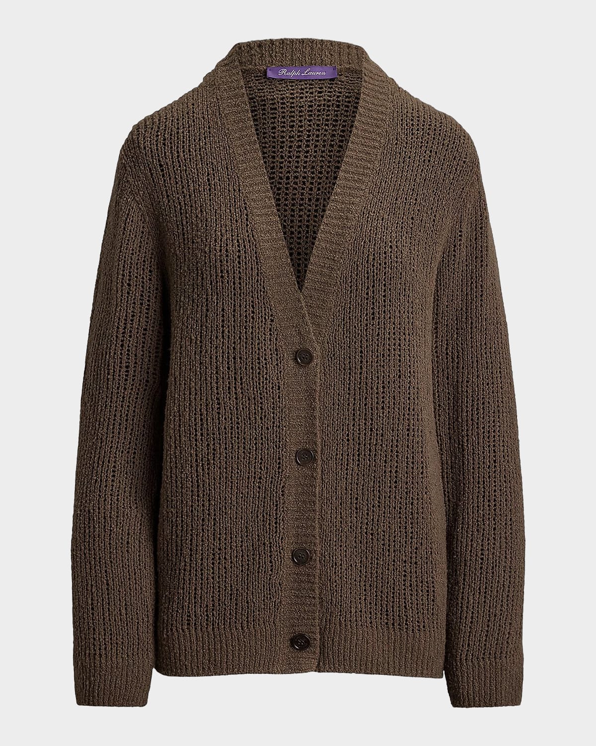 Ralph Lauren Collection Bouclé Cashmere-Blend Cardigan