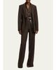 Ralph Lauren Collection Cameron II Straight Fit Charmeuse Shirt - 2