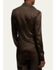 Ralph Lauren Collection Cameron II Straight Fit Charmeuse Shirt - 3