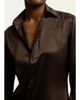 Ralph Lauren Collection Cameron II Straight Fit Charmeuse Shirt - 5