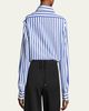Ralph Lauren Collection Capri Relaxed-Fit Striped Cotton Shirt - 3
