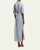 Ralph Lauren Collection Carol Striped Linen Day Dress - 3