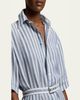Ralph Lauren Collection Carol Striped Linen Day Dress - 5