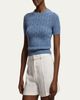 Ralph Lauren Collection Cashmere Short-Sleeve Crewneck Sweater - 4