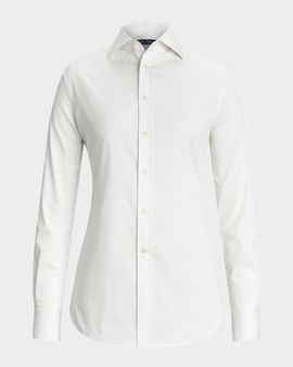 Ralph Lauren Collection Charmain Slim-Fit Stretch Poplin Shirt