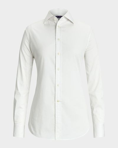 Ralph Lauren Collection Charmain Slim-Fit Stretch Poplin Shirt