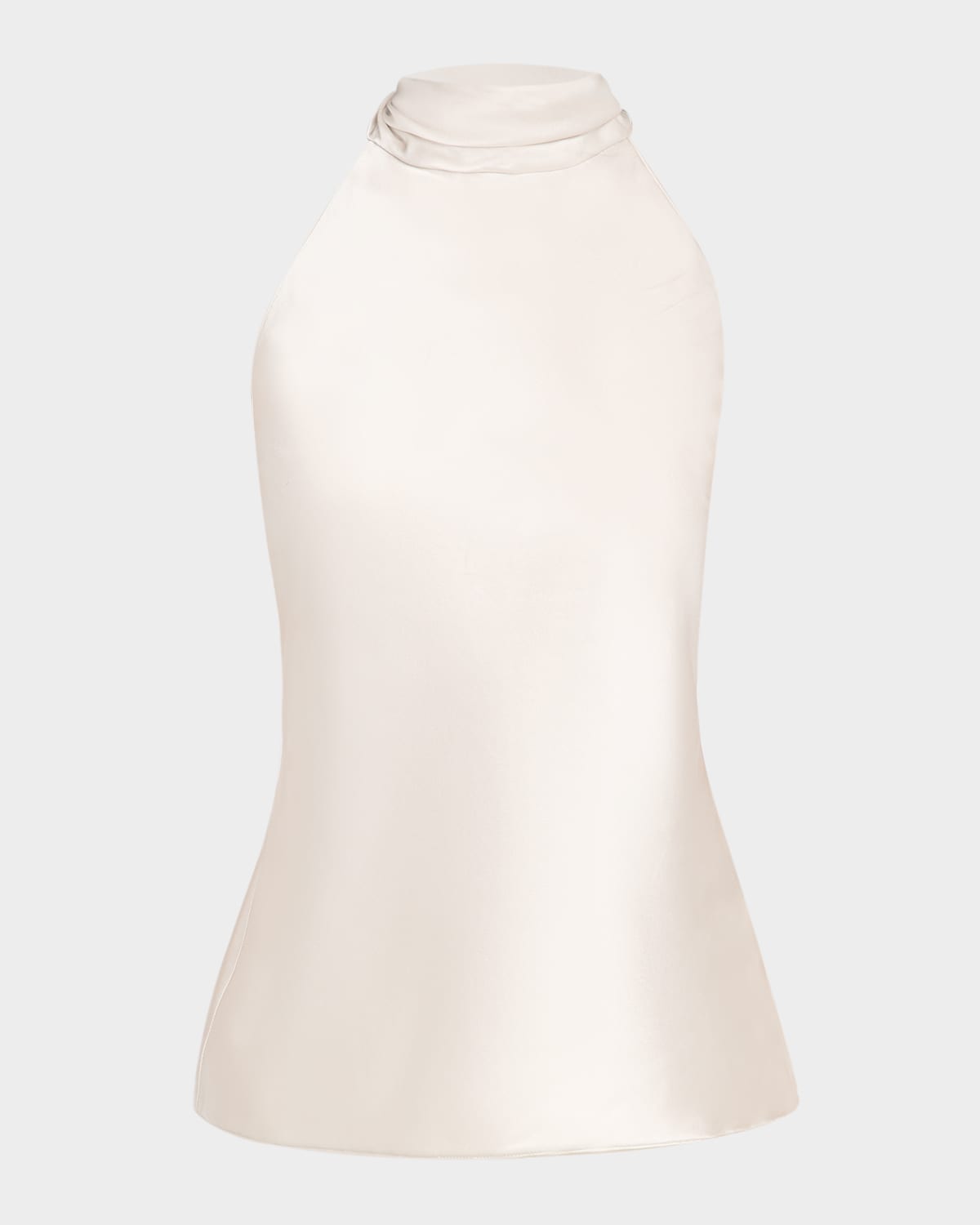 Ralph Lauren Collection Chilton Stretch Silk Charmeuse Halter Top