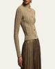Ralph Lauren Collection Cotton Textured Cardigan Sweater - 4