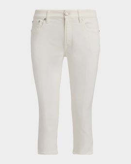 Ralph Lauren Collection Cotton Twill Skinny-Leg Capri Pants