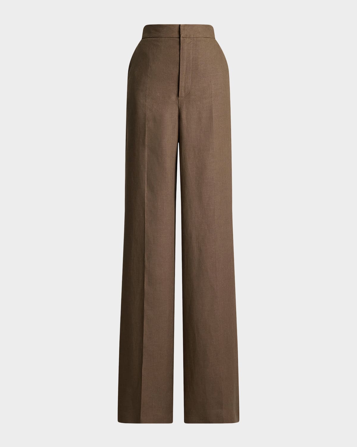 Ralph Lauren Collection Dean II Linen Wide-Leg Trousers