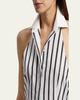 Ralph Lauren Collection Eldred Striped Cotton Day Dress - 5