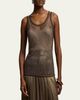 Ralph Lauren Collection Embellished Mesh Tank Top - 4