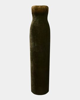 Ralph Lauren Collection Farley Velvet Evening Dress
