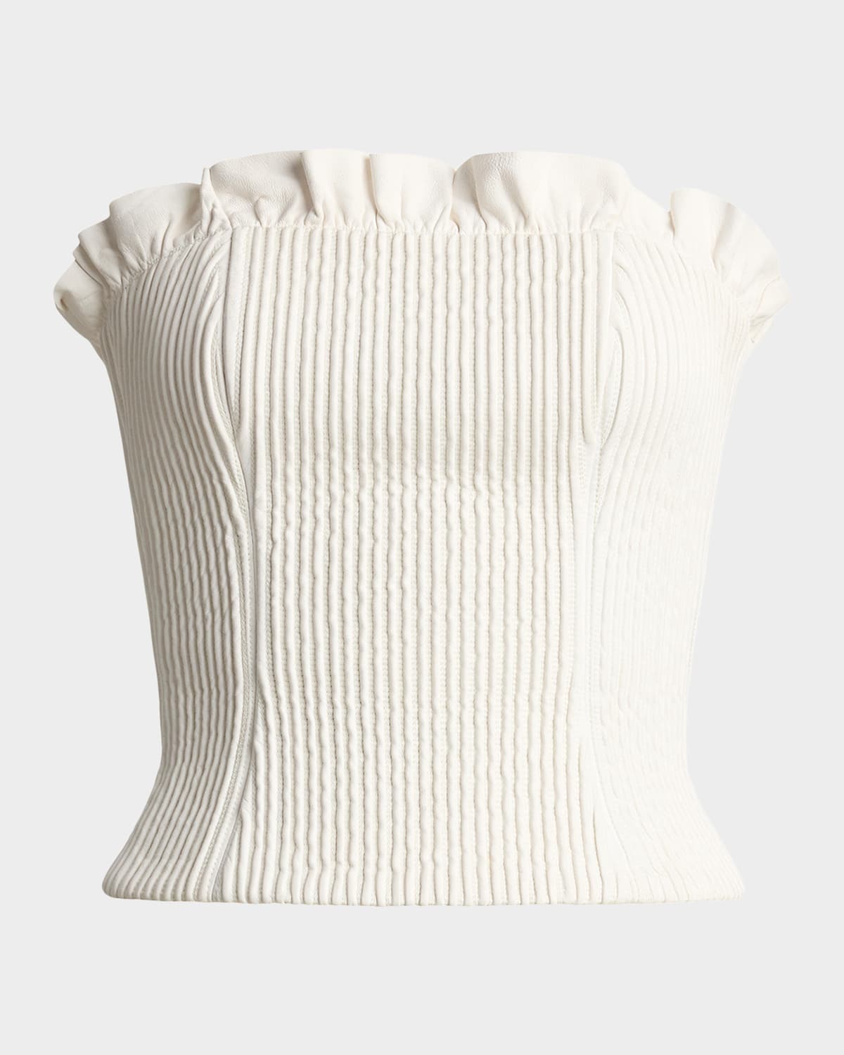 Ralph Lauren Collection Fisher Lambskin Bustier