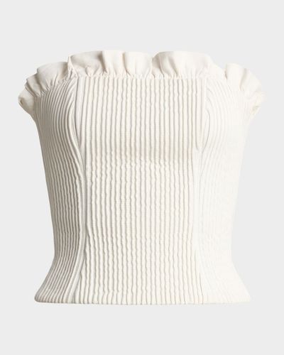 Ralph Lauren Collection Fisher Lambskin Bustier