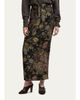 Ralph Lauren Collection Fontaine Floral Jacquard Maxi Skirt - 4