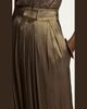 Ralph Lauren Collection Greer Lamé Pleated Pant - 5