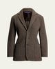 Ralph Lauren Collection Hailey Broken-Twill Jersey Jacket - 1