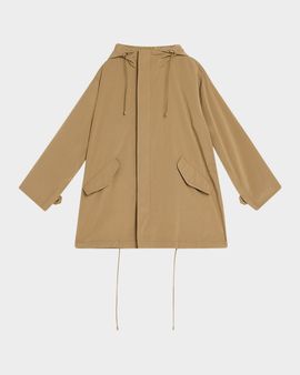 Ralph Lauren Collection Hooded Techno Oversized Zip Jacket