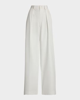 Ralph Lauren Collection Jody Washed Cotton Trousers