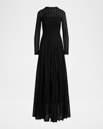 Ralph Lauren Collection Judith Silk-Blend Sweater Evening Dress