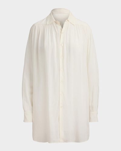 Ralph Lauren Collection Karmen Linen Voile Shirt