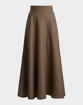 Ralph Lauren Collection Kenzie Linen Skirt
