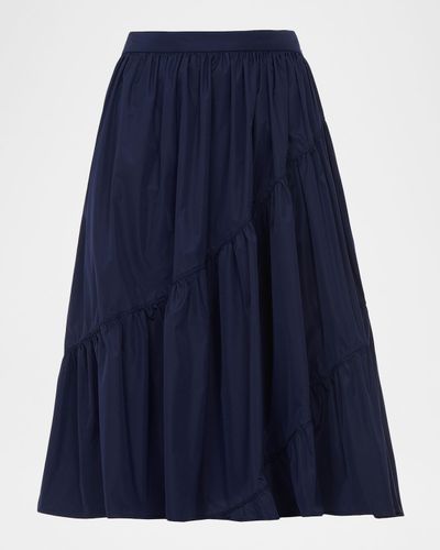 Ralph Lauren Collection Kyle Featherweight Taffeta Skirt