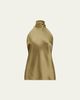 Ralph Lauren Collection Luxury Satin Sleeveless Top - 1