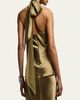 Ralph Lauren Collection Luxury Satin Sleeveless Top - 3