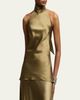 Ralph Lauren Collection Luxury Satin Sleeveless Top - 4