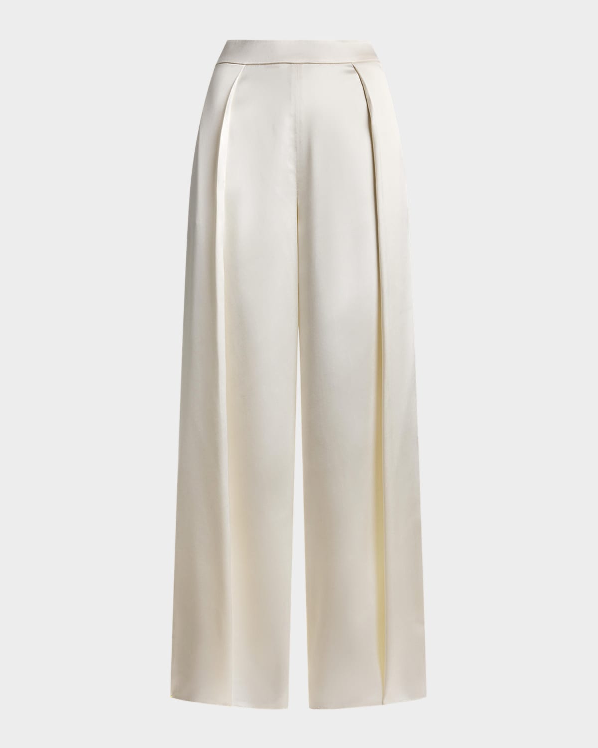 Ralph Lauren Collection Luxury Satin Wide-Leg Trousers