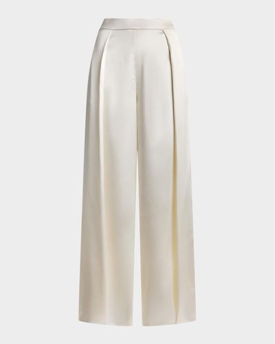Ralph Lauren Collection Luxury Satin Wide-Leg Trousers