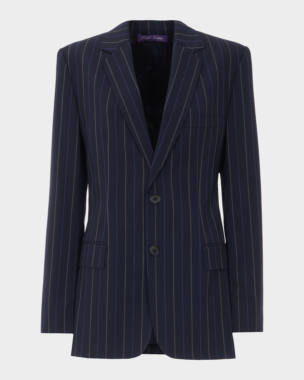 Ralph Lauren Collection Marcy Striped Wool Jacket