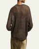 Ralph Lauren Collection Metallic Mesh Boatneck Sweater - 3