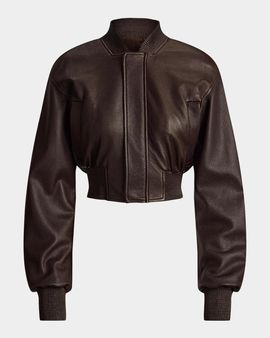 Ralph Lauren Collection Noland Lambskin Flight Jacket