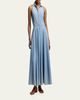 Ralph Lauren Collection Peyten Cotton Denim Day Dress - 2