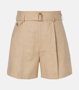 Ralph Lauren Collection Ralph Lauren Collection Belted linen shorts