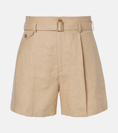 Ralph Lauren Collection Ralph Lauren Collection Belted linen shorts