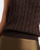 Ralph Lauren Collection Ralph Lauren Collection Cable-knit silk halterneck top - 4