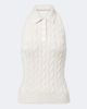 Ralph Lauren Collection Ralph Lauren Collection Cable-knit silk top - 1