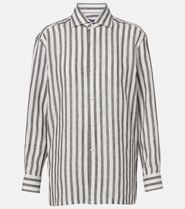 Ralph Lauren Collection Ralph Lauren Collection Capri striped linen shirt