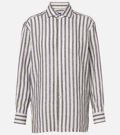 Ralph Lauren Collection Ralph Lauren Collection Capri striped linen shirt