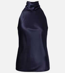 Ralph Lauren Collection Ralph Lauren Collection Chilton silk-blend charmeuse top