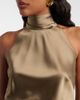 Ralph Lauren Collection Ralph Lauren Collection Chiltons tie-neck satin top - 3