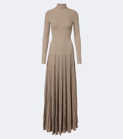 Ralph Lauren Collection Ralph Lauren Collection Knitted pleated maxi dress