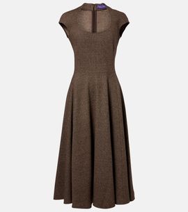 Ralph Lauren Collection Ralph Lauren Collection Maisey wool, silk, and cashmere midi dress