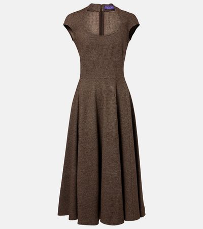 Ralph Lauren Collection Ralph Lauren Collection Maisey wool, silk, and cashmere midi dress
